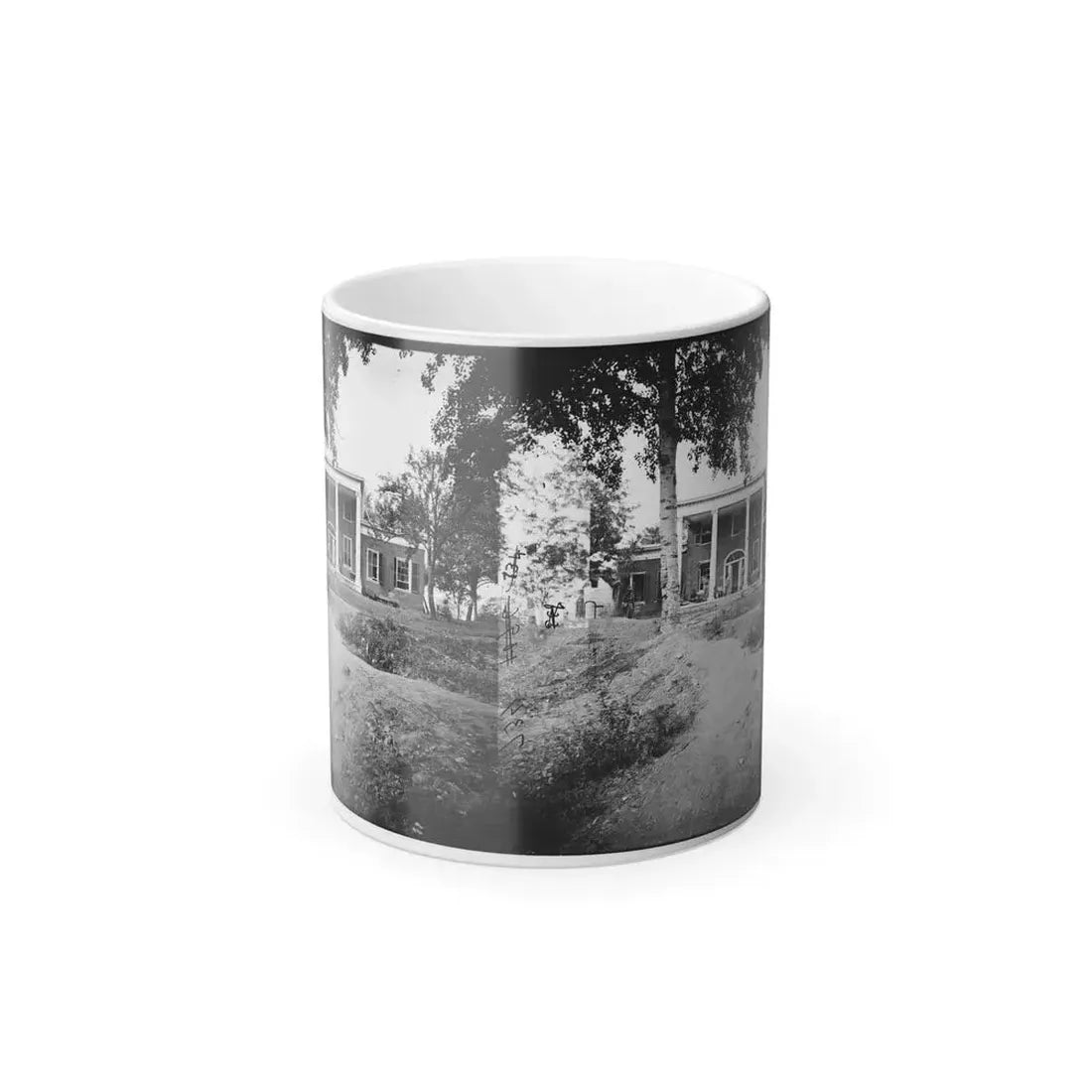 Fredericksburg, Va. Marye House, With Rifle Pits in Front (U.S. Civil War) Color Changing Coffee Mug 11oz Default Title 11oz - Go Mug Yourself
