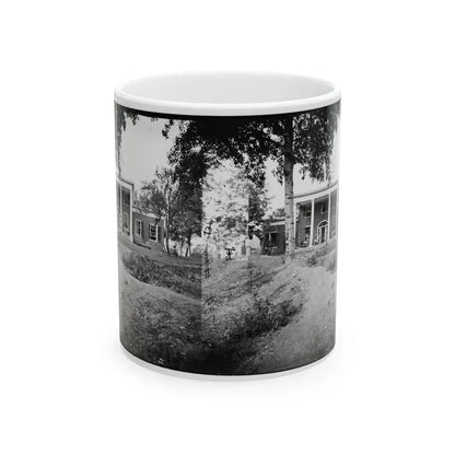 Fredericksburg, Va. Marye House, With Rifle Pits In Front (U.S. Civil War) White Coffee Mug 11oz - Go Mug Yourself