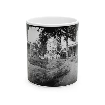 Fredericksburg, Va. Marye House, With Rifle Pits In Front (U.S. Civil War) White Coffee Mug 11oz - Go Mug Yourself