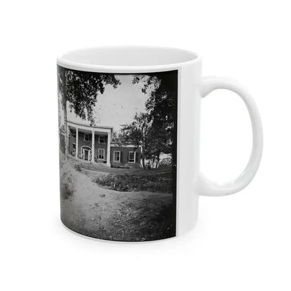 Fredericksburg, Va. Marye House, With Rifle Pits In Front (U.S. Civil War) White Coffee Mug - Go Mug Yourself