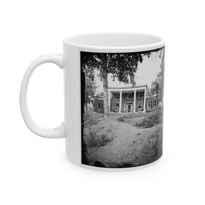 Fredericksburg, Va. Marye House, With Rifle Pits In Front (U.S. Civil War) White Coffee Mug - Go Mug Yourself