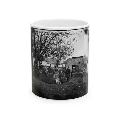 Fredericksburg, Va. Nurses And Officers Of The U.S. Sanitary Commission (U.S. Civil War) White Coffee Mug 11oz - Go Mug Yourself