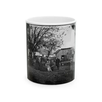 Fredericksburg, Va. Nurses And Officers Of The U.S. Sanitary Commission (U.S. Civil War) White Coffee Mug 11oz - Go Mug Yourself