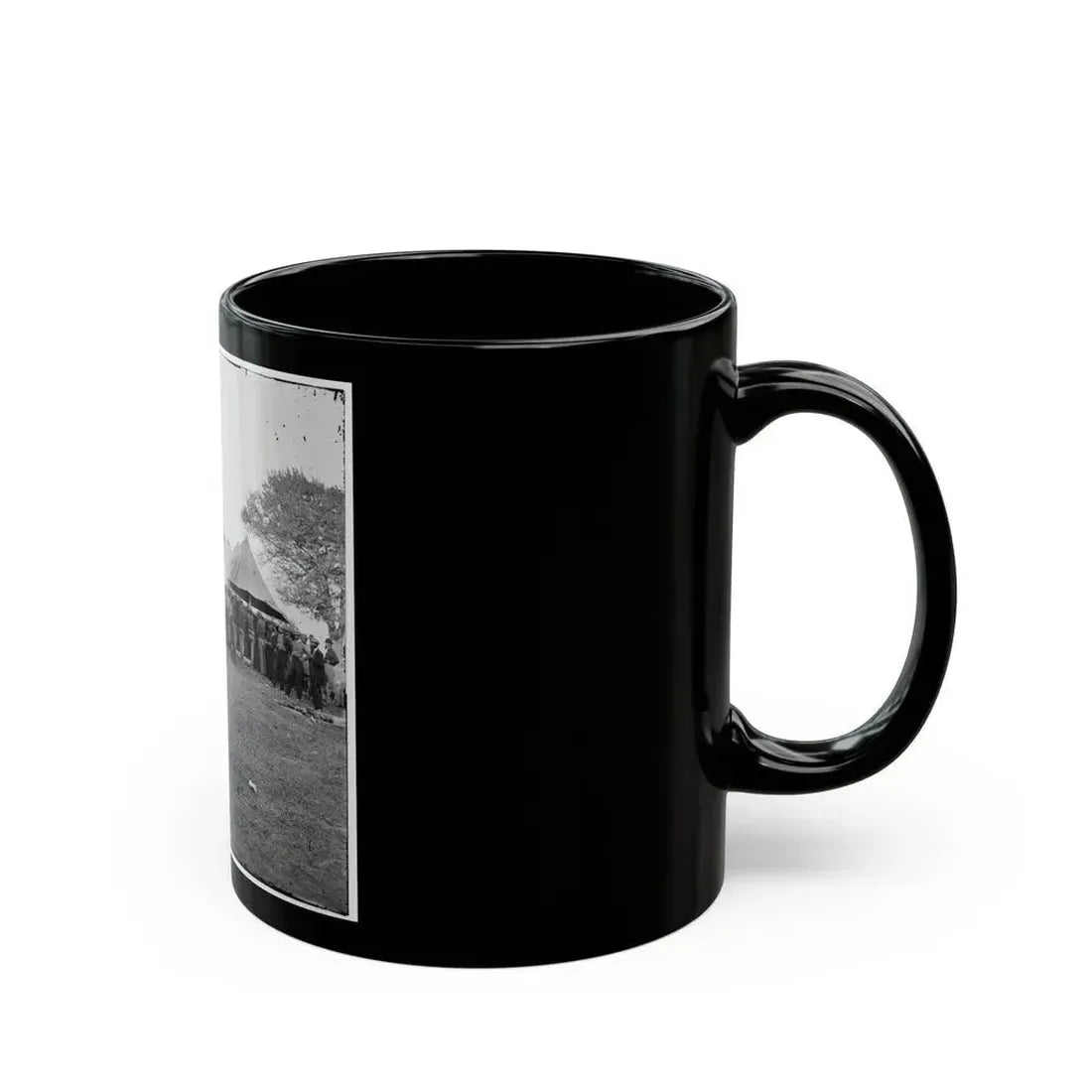 Fredericksburg, Va. Soldiers Filling Canteens (U.S. Civil War) Black Coffee Mug - Go Mug Yourself