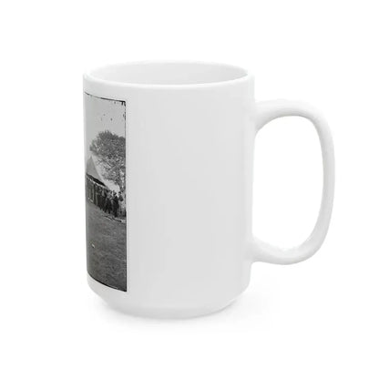 Fredericksburg, Va. Soldiers Filling Canteens (U.S. Civil War) White Coffee Mug - Go Mug Yourself