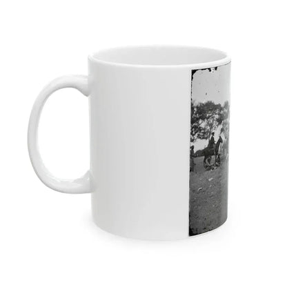 Fredericksburg, Va. Soldiers Filling Canteens (U.S. Civil War) White Coffee Mug - Go Mug Yourself