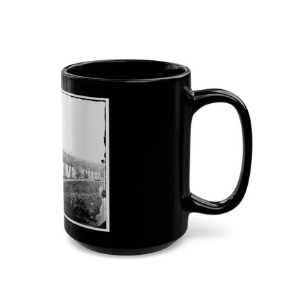 Fredericksburg, Va. View Of Town From East Bank Of The Rappahannock (U.S. Civil War) Black Coffee Mug - Go Mug Yourself
