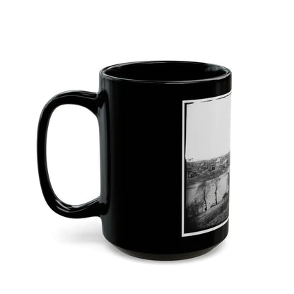 Fredericksburg, Va. View Of Town From East Bank Of The Rappahannock (U.S. Civil War) Black Coffee Mug - Go Mug Yourself