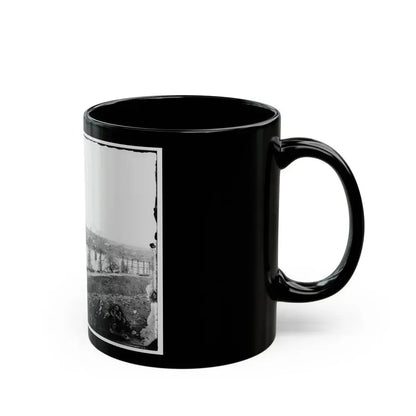 Fredericksburg, Va. View Of Town From East Bank Of The Rappahannock (U.S. Civil War) Black Coffee Mug - Go Mug Yourself
