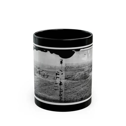 Fredericksburg, Va. View Of Town From Tyler's Battery (U.S. Civil War) Black Coffee Mug 11oz - Go Mug Yourself