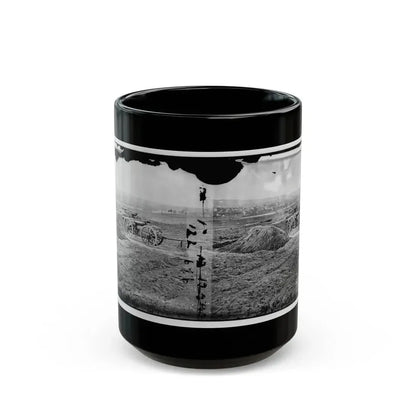 Fredericksburg, Va. View Of Town From Tyler's Battery (U.S. Civil War) Black Coffee Mug 15oz - Go Mug Yourself