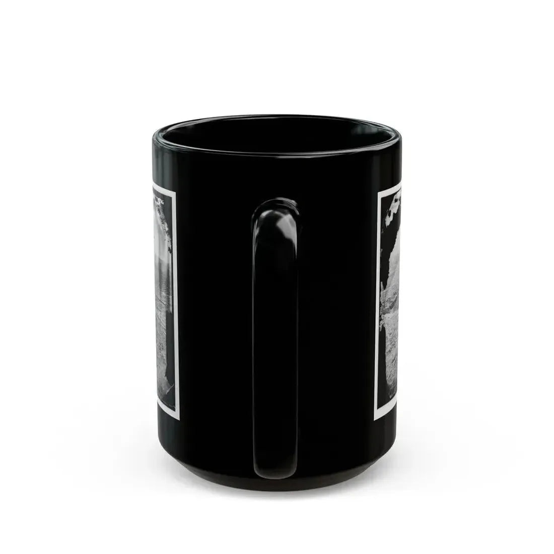 Fredericksburg, Va. View Of Town From Tyler's Battery (U.S. Civil War) Black Coffee Mug - Go Mug Yourself