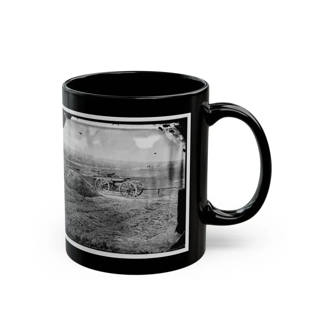 Fredericksburg, Va. View Of Town From Tyler's Battery (U.S. Civil War) Black Coffee Mug - Go Mug Yourself