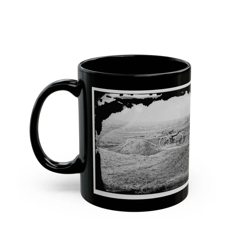 Fredericksburg, Va. View Of Town From Tyler's Battery (U.S. Civil War) Black Coffee Mug - Go Mug Yourself