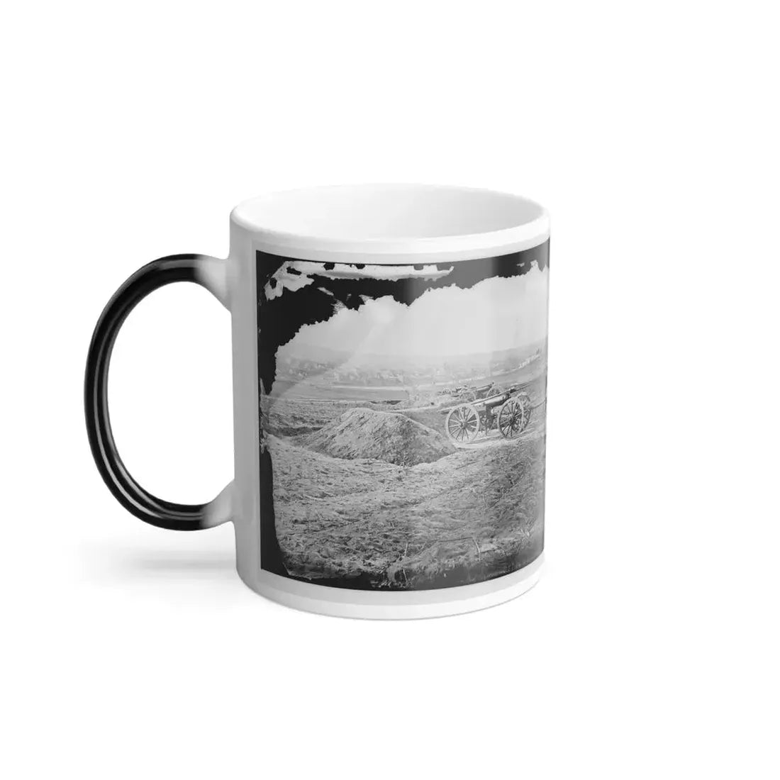 Fredericksburg, Va. View of Town From Tyler's Battery (U.S. Civil War) Color Changing Coffee Mug 11oz - Go Mug Yourself