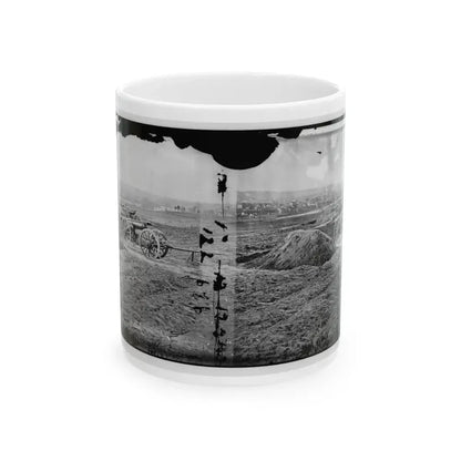 Fredericksburg, Va. View Of Town From Tyler's Battery (U.S. Civil War) White Coffee Mug 11oz - Go Mug Yourself