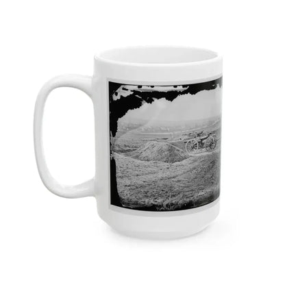 Fredericksburg, Va. View Of Town From Tyler's Battery (U.S. Civil War) White Coffee Mug - Go Mug Yourself