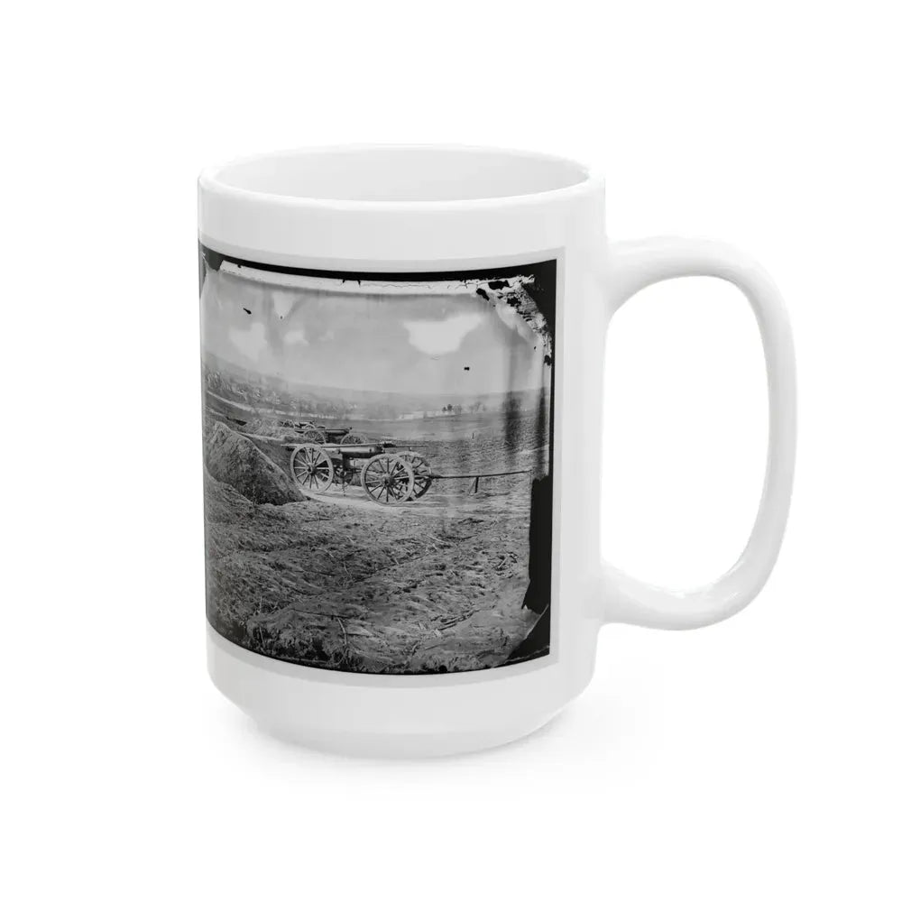 Fredericksburg, Va. View Of Town From Tyler's Battery (U.S. Civil War) White Coffee Mug - Go Mug Yourself