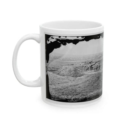 Fredericksburg, Va. View Of Town From Tyler's Battery (U.S. Civil War) White Coffee Mug - Go Mug Yourself