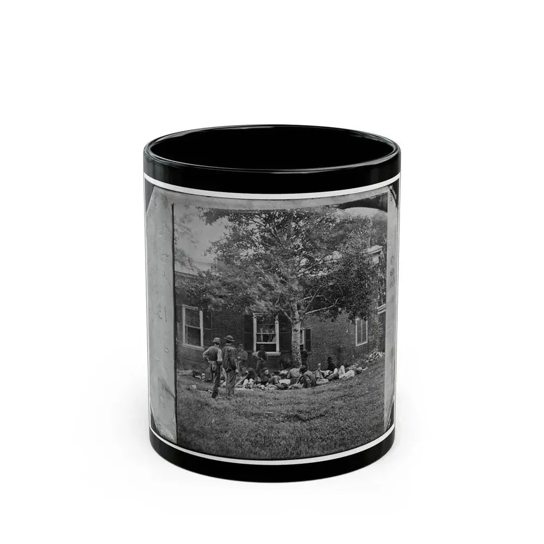 Fredericksburg, Va. Wounded From The Battle Of The Wilderness (U.S. Civil War) Black Coffee Mug 11oz - Go Mug Yourself
