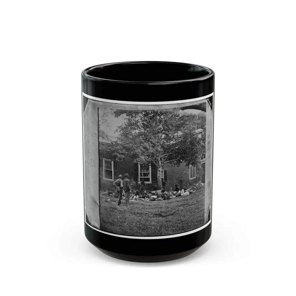 Fredericksburg, Va. Wounded From The Battle Of The Wilderness (U.S. Civil War) Black Coffee Mug 15oz - Go Mug Yourself