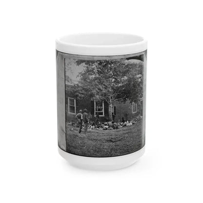 Fredericksburg, Va. Wounded From The Battle Of The Wilderness (U.S. Civil War) White Coffee Mug 15oz - Go Mug Yourself