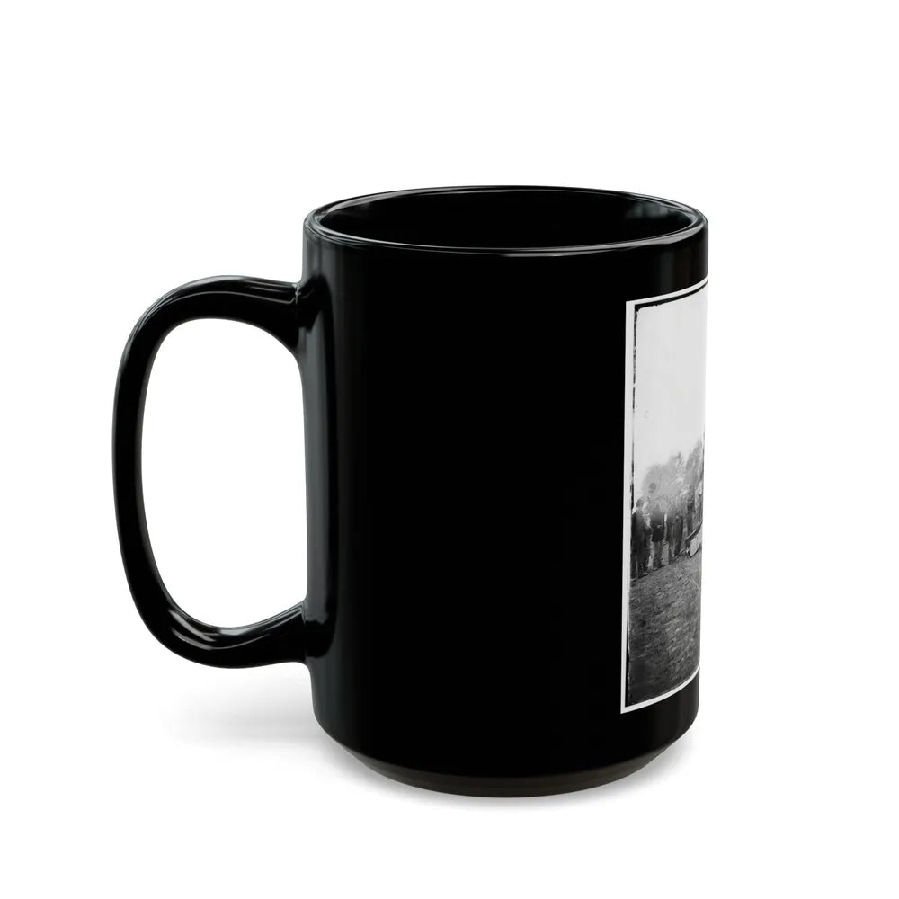 Fredericksburg, Va. Burial Of Unoin Soldiers (U.S. Civil War) Black Coffee Mug-Go Mug Yourself