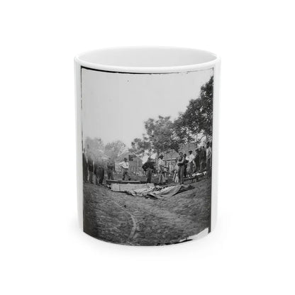 Fredericksburg, Va. Burial Of Unoin Soldiers (U.S. Civil War) White Coffee Mug-11oz-Go Mug Yourself