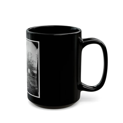 Fredericksburg, Va. Cooking Tent Of The U.S. Sanitary Commission (U.S. Civil War) Black Coffee Mug-Go Mug Yourself