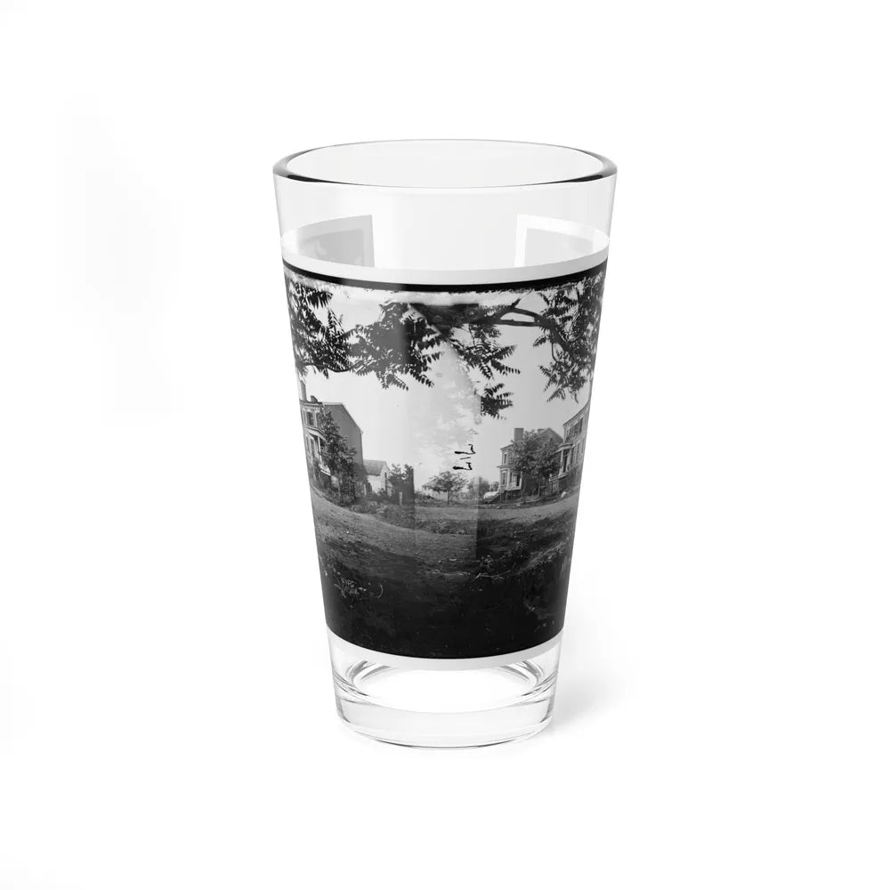 Fredericksburg, Va. Houses Damaged By The Shelling Of December 13, 1862 (U.S. Civil War) Pint Glass 16oz-16oz-Go Mug Yourself