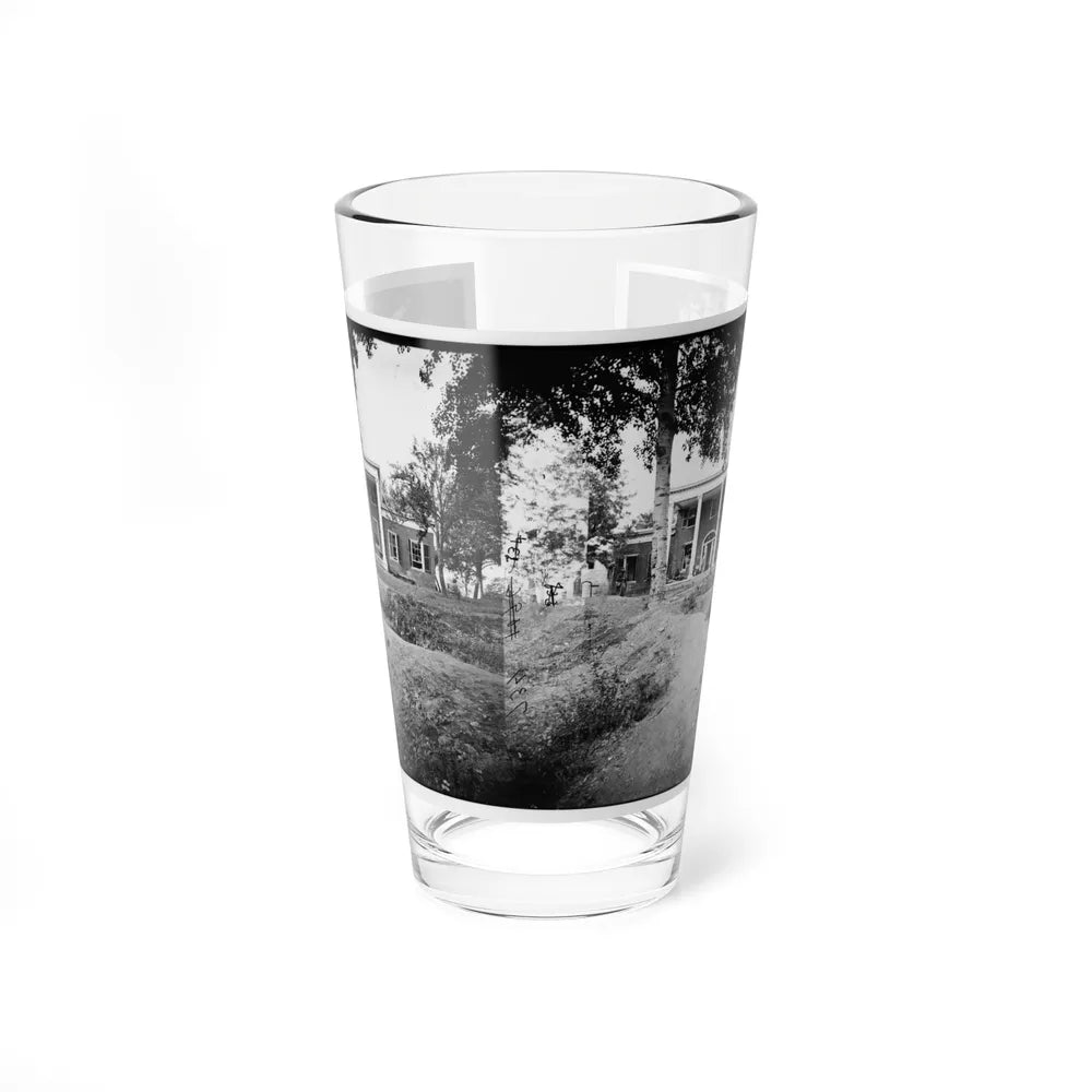 Fredericksburg, Va. Marye House, With Rifle Pits In Front (U.S. Civil War) Pint Glass 16oz-16oz-Go Mug Yourself