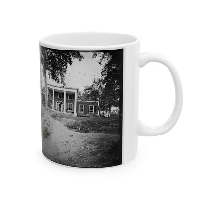 Fredericksburg, Va. Marye House, With Rifle Pits In Front (U.S. Civil War) White Coffee Mug-Go Mug Yourself