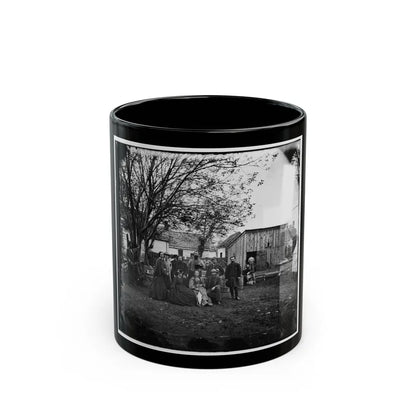 Fredericksburg, Va. Nurses And Officers Of The U.S. Sanitary Commission (U.S. Civil War) Black Coffee Mug-11oz-Go Mug Yourself