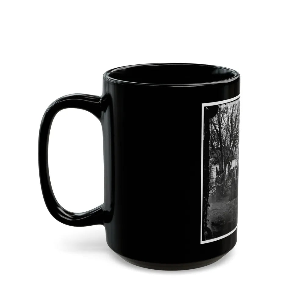 Fredericksburg, Va. Nurses And Officers Of The U.S. Sanitary Commission (U.S. Civil War) Black Coffee Mug-Go Mug Yourself