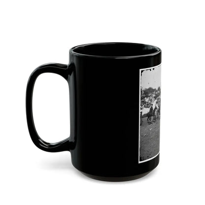 Fredericksburg, Va. Soldiers Filling Canteens (U.S. Civil War) Black Coffee Mug-Go Mug Yourself