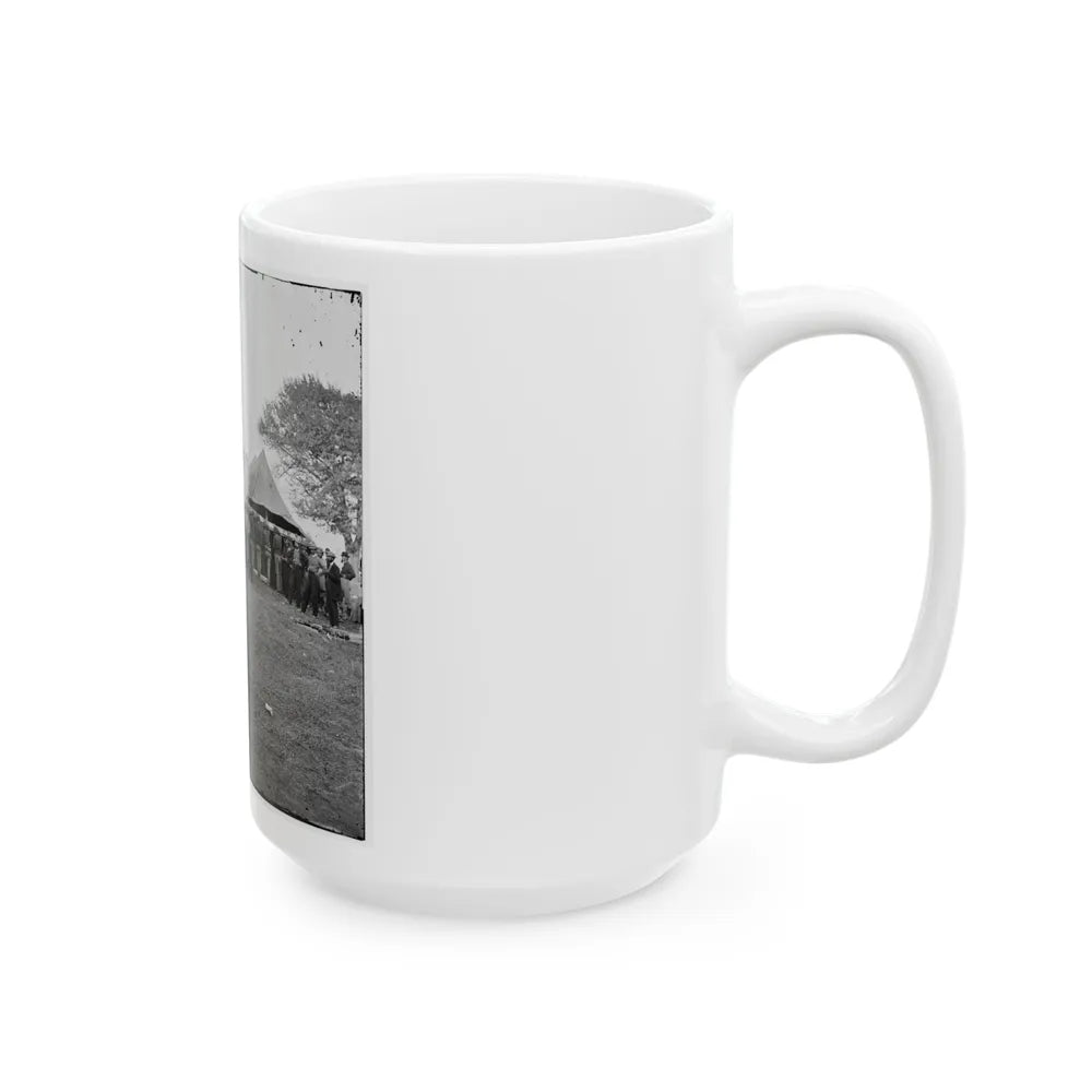 Fredericksburg, Va. Soldiers Filling Canteens (U.S. Civil War) White Coffee Mug-Go Mug Yourself