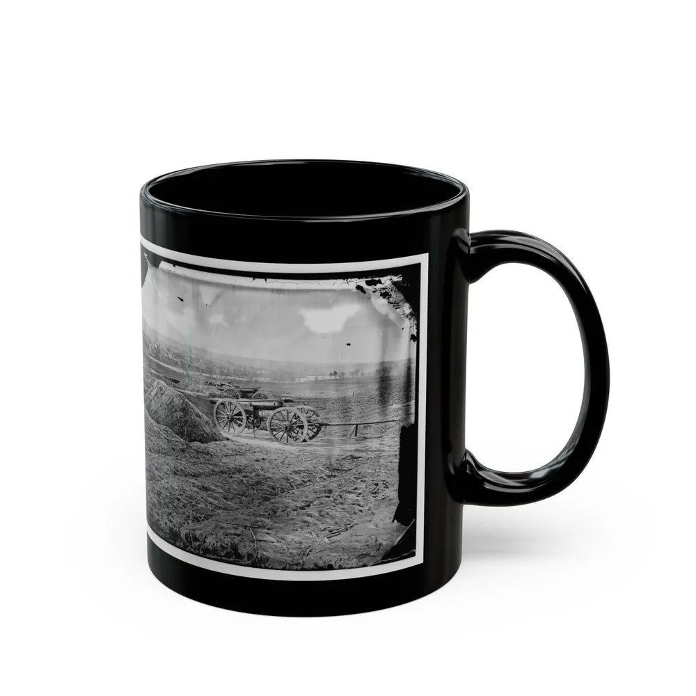 Fredericksburg, Va. View Of Town From Tyler's Battery (U.S. Civil War) Black Coffee Mug-Go Mug Yourself