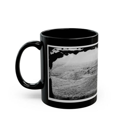 Fredericksburg, Va. View Of Town From Tyler's Battery (U.S. Civil War) Black Coffee Mug-Go Mug Yourself