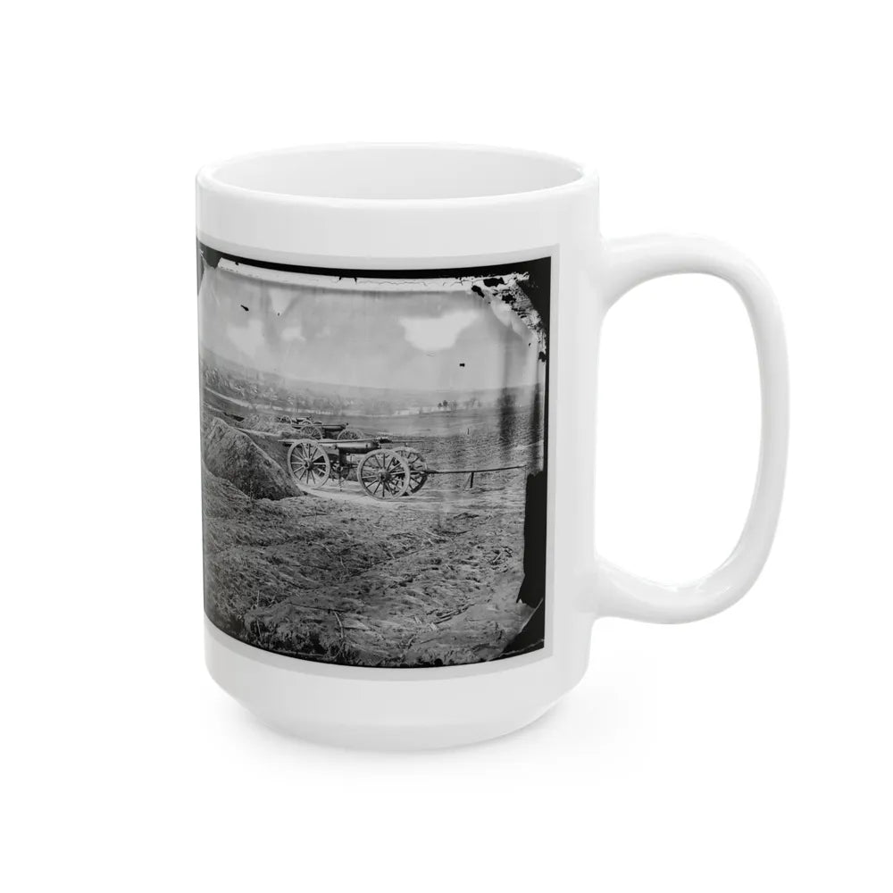 Fredericksburg, Va. View Of Town From Tyler's Battery (U.S. Civil War) White Coffee Mug-Go Mug Yourself