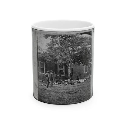 Fredericksburg, Va. Wounded From The Battle Of The Wilderness (U.S. Civil War) White Coffee Mug-11oz-Go Mug Yourself