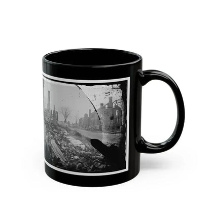 Fredericksburg, Virginia . Ruins Of Houses (U.S. Civil War) Black Coffee Mug - Go Mug Yourself