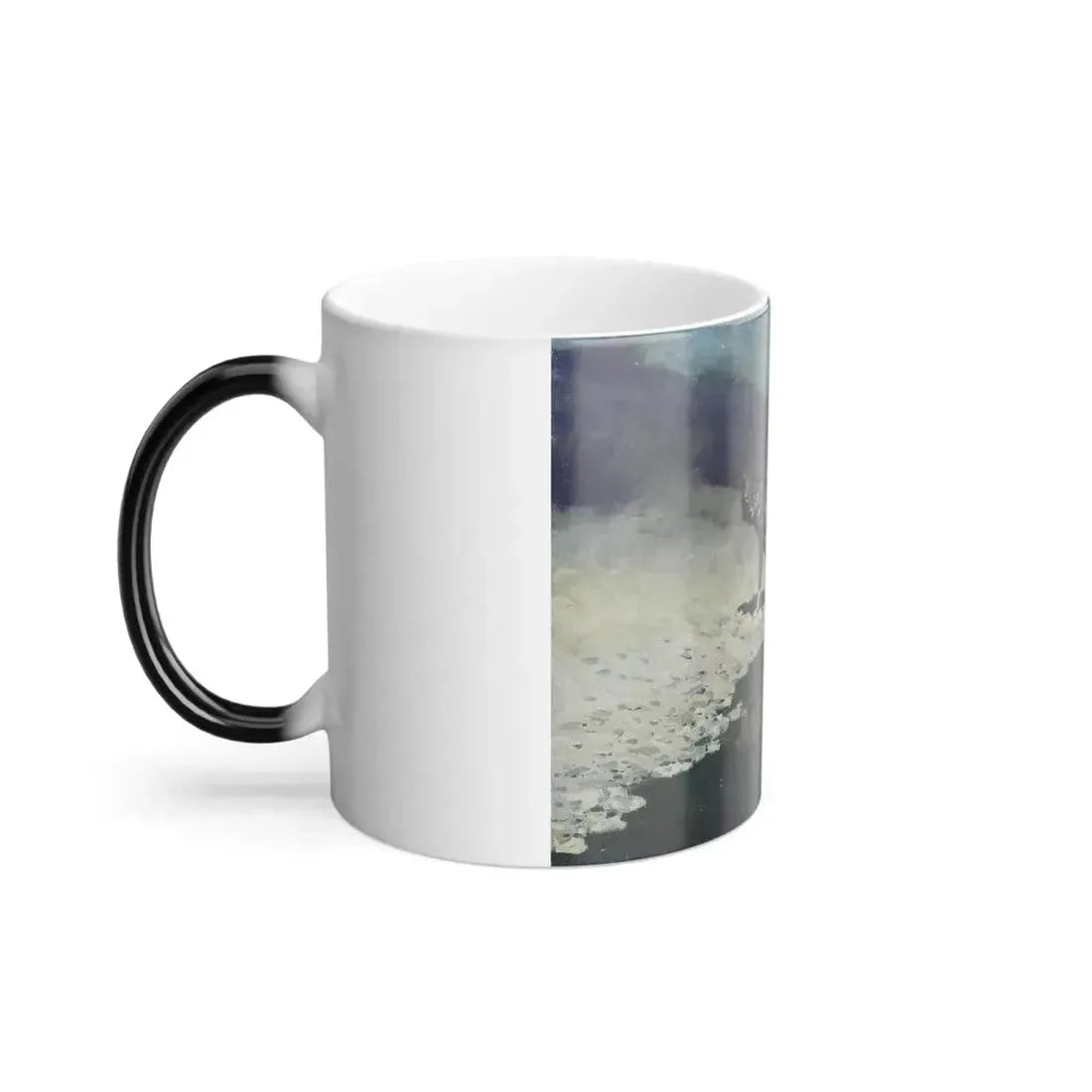 Fredric Remington (1861-1909) Moonlight Wolf c1909 - Color Changing Mug 11oz - Go Mug Yourself