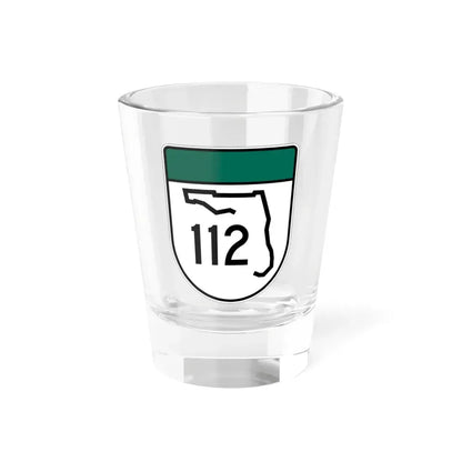Free Florida 112 (Florida) (Road Sign) Shot Glass 1.5oz 1.5oz - Go Mug Yourself