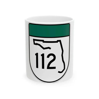 Free Florida 112 (Florida) (Road Sign) White Coffee Mug 11oz - Go Mug Yourself