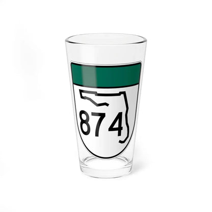 Free Florida 874 (Florida) (Road Sign) Pint Glass 16oz 16oz - Go Mug Yourself