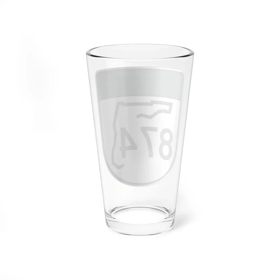 Free Florida 874 (Florida) (Road Sign) Pint Glass 16oz - Go Mug Yourself