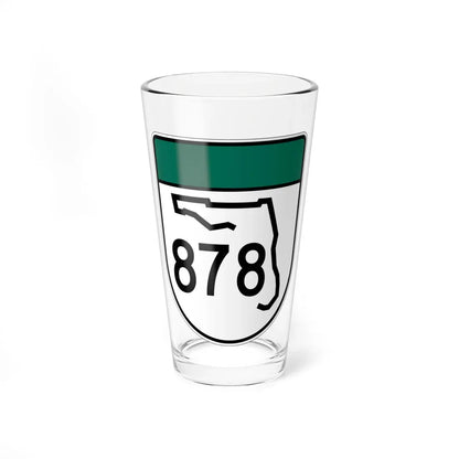 Free Florida 878 (Florida) (Road Sign) Pint Glass 16oz 16oz - Go Mug Yourself
