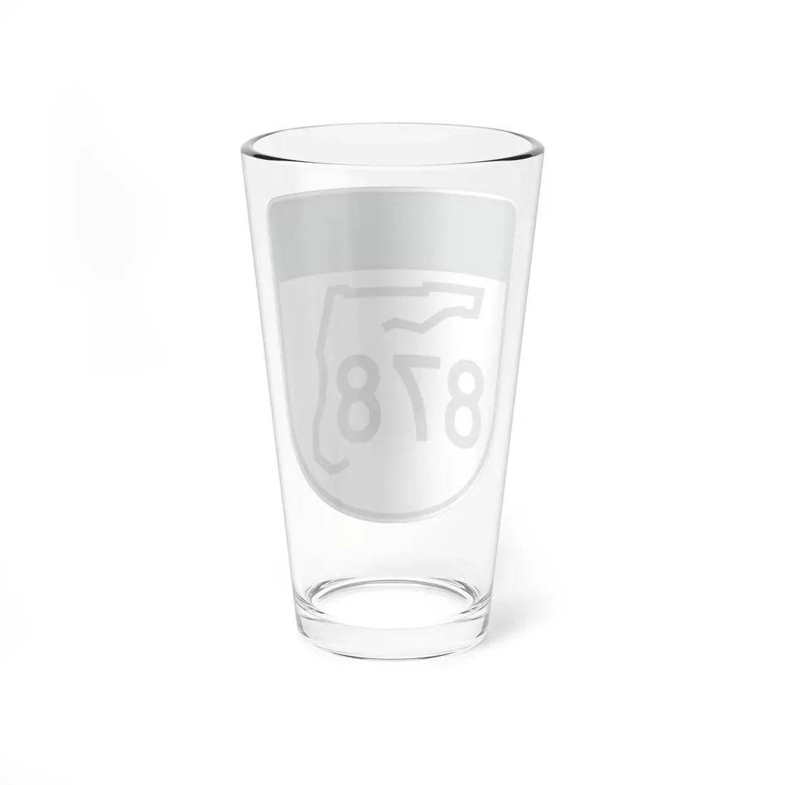 Free Florida 878 (Florida) (Road Sign) Pint Glass 16oz - Go Mug Yourself