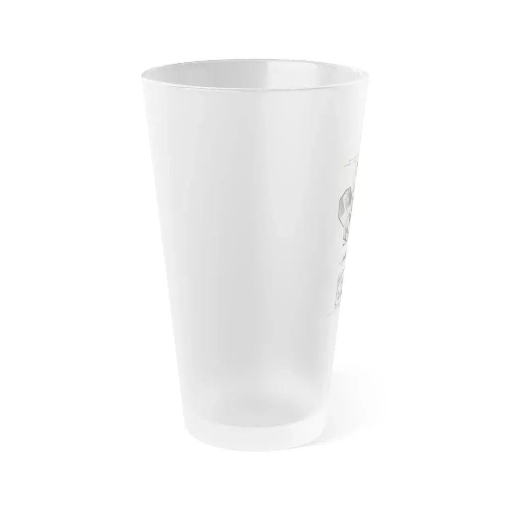 FREE LOVE CONFIDENTIAL 1967 Movie Poster - Frosted Pint Glass 16oz - Go Mug Yourself