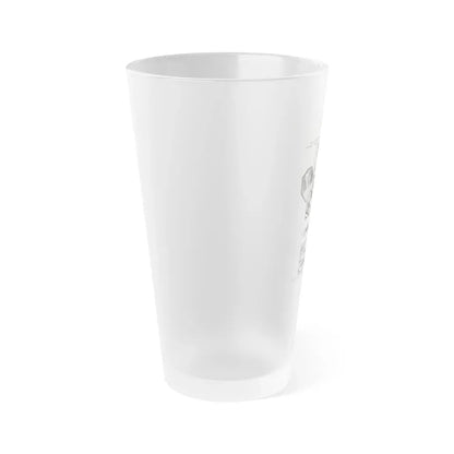 FREE LOVE CONFIDENTIAL 1967 Movie Poster - Frosted Pint Glass 16oz - Go Mug Yourself